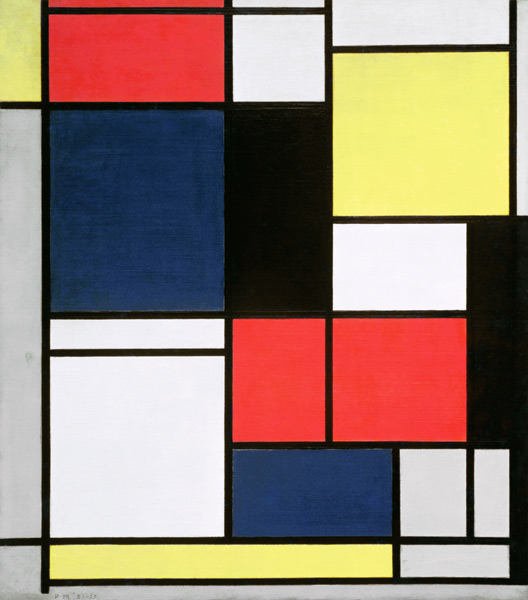 Piet Mondriaan, Tableau II — inspiratiebeeld